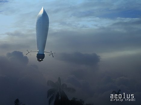 the world is yours blimp. to pedal through the sky: